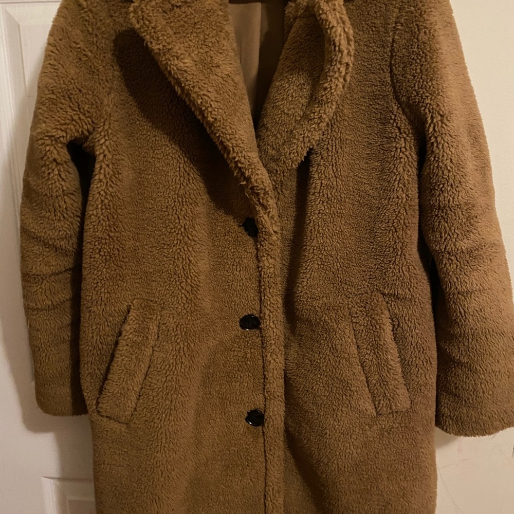 Brown Size Small Gap Teddy coat -only used once!-